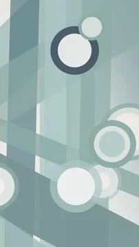 Overlapping circular forms and angled translucent ribbons create a cool tea.. Stock Illustration