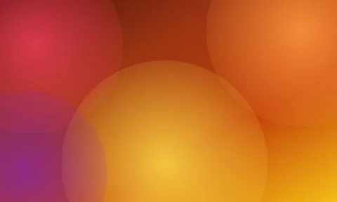 Overlapping circular gradients create a warm abstract background compositio.. Stock-Illustration