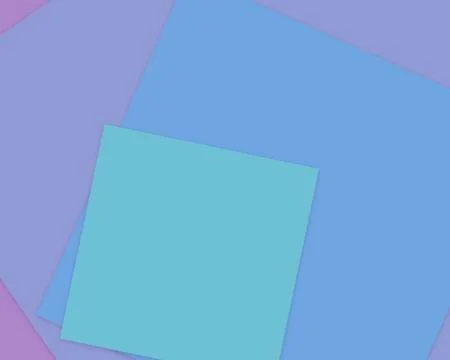 Overlapping colored paper sheets form a calm abstract composition in layere.. Stock Illustration