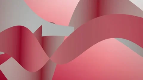Overlapping curved and angular shapes create an abstract composition Stock Footage 340831469