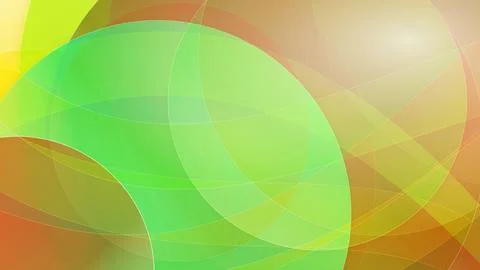 Overlapping Curved Waves with Smooth lime Gradient Flow Backdrop. Ilustração Stock