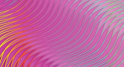 The overlapping curves form an abstract pattern Stock Illustration