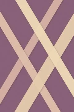 Overlapping diagonal bands create a refined geometric pattern in muted mauv.. 스톡 일러스트