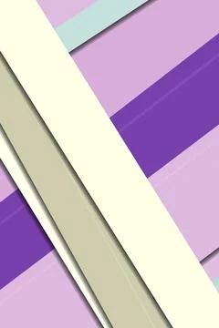 Overlapping diagonal panels in soft lavender, purple, cream, and pale green.. Stock Illustration