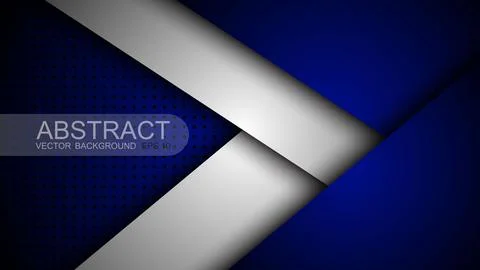 Overlapping dimensional background for modern website text and message design Stock Illustration