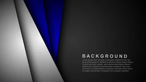 Overlapping dimensional background for modern website text and message design Stock Illustration