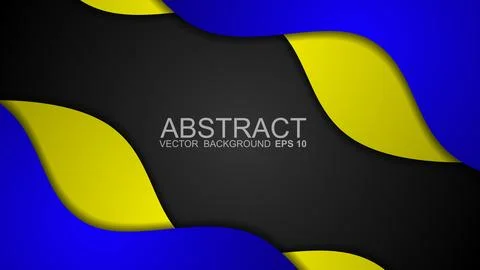 Overlapping dimensional background for modern website text and message design Stock Illustration
