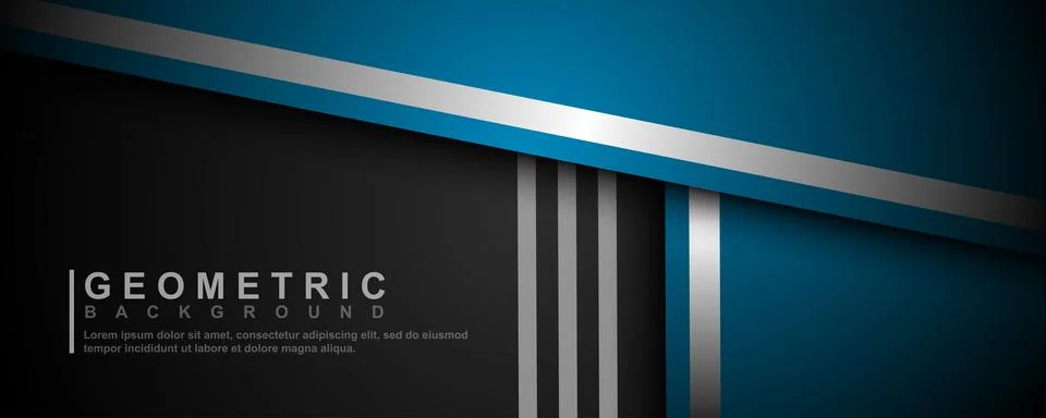 Overlapping dimensional background for modern website text and message design Stock Illustration