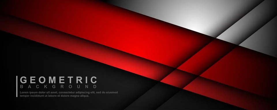 Overlapping dimensional background for modern website text and message design Stock Illustration