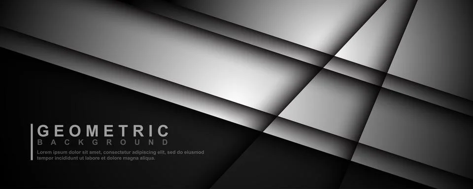 Overlapping dimensional background for modern website text and message design Stock Illustration