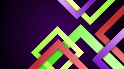 Overlapping geometric chevrons and diagonal frames background creating a mo.. Stock Footage 339294838