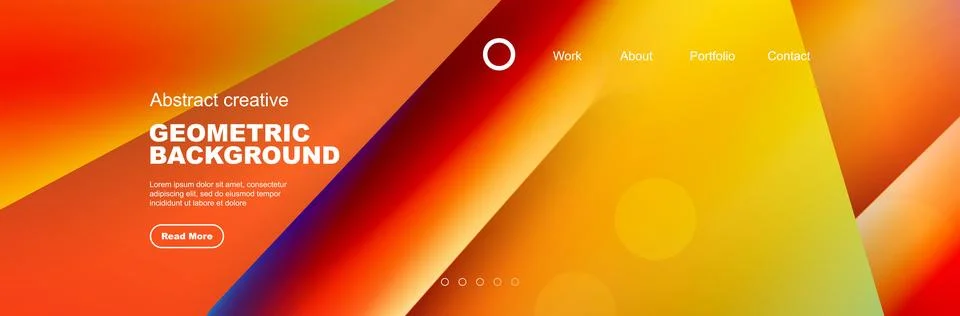 Overlapping geometric shapes background. 3D shadow effects and fluid gradients 스톡 일러스트