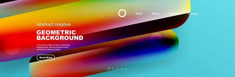 Overlapping geometric shapes background. 3D shadow effects and fluid gradients 스톡 일러스트