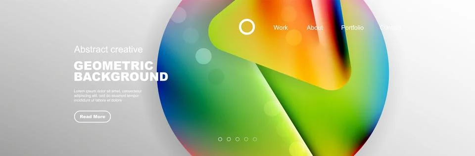 Overlapping geometric shapes background. 3D shadow effects and fluid gradients 스톡 일러스트