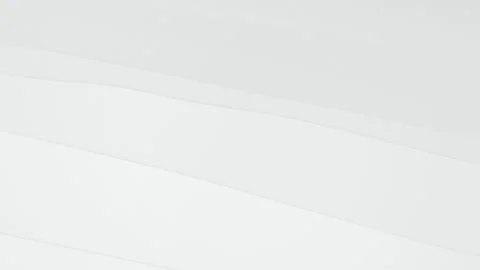 Overlapping horizontal wave like curved layers in light gray and white Stock Footage 340877500