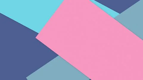 Overlapping pastel polygonal shapes create a contemporary layered compositi.. Stock Illustration