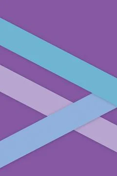 Overlapping pastel ribbons create a calm geometric composition in purple, c.. Stock Illustration
