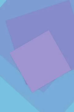 Overlapping pastel sheets in cool blue, violet, and lavender tones create a.. Stock Illustration