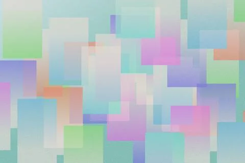 Overlapping rectangle squares background illustration with grainy noise Stock Illustration