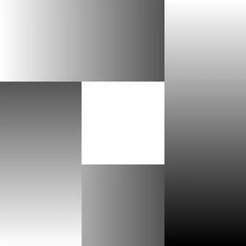 Overlapping rectangles seamless pattern. Lamella, mosaic greyscale monochrome Stock Illustration