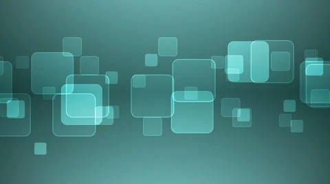Overlapping Squares on Gray Cyan Background. Stock Footage 58799141
