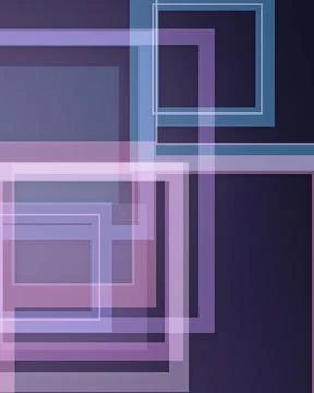 Overlapping translucent rectangles and fine lines create a calm, sophistica.. Stock Illustration