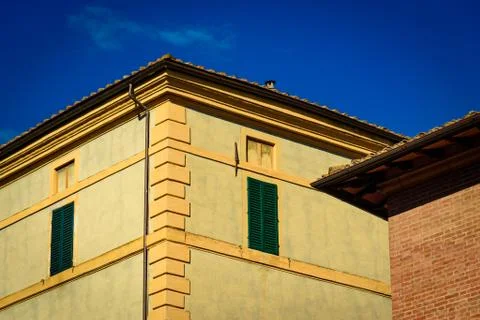 Overlapping two different buildings Stock Photos