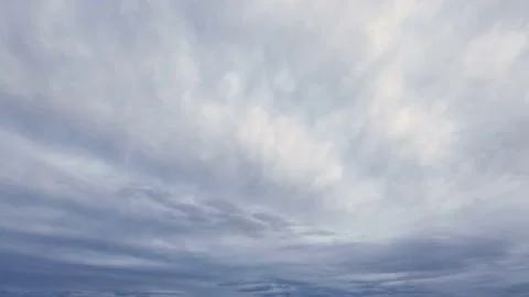 Overlapping two directions heavy clouds timelapse 30x Video stock 196181526