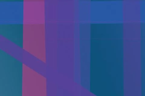 Overlapping vertical panels and diagonal forms blend deep blue, violet, and.. Illustrazione stock