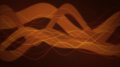 Overlapping wave patterns flow gracefully in a gentle motion Stock Footage 342216388