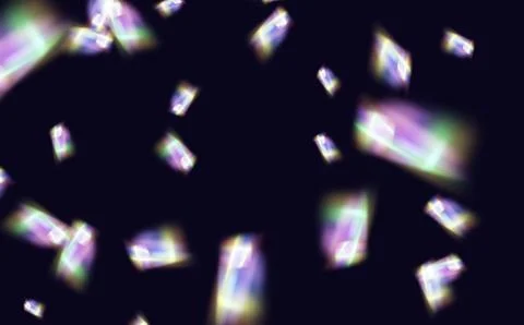 Overlay for backgrounds.Triangular prism concept.Colourful vector lens. イラスト素材