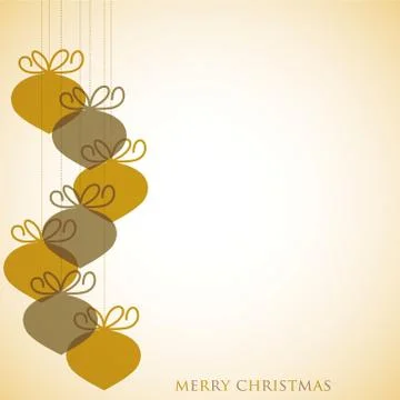 Overlay Christmas baubles in vector format. Stock Illustration