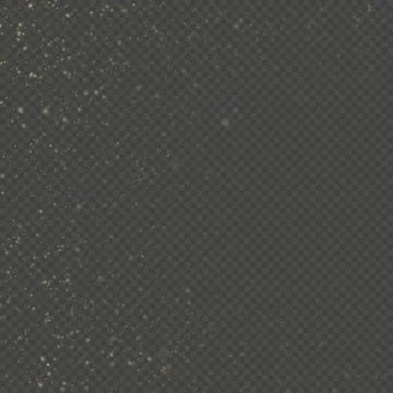 Overlay effect glitter gold light shine effect on transparent background. EPS 10 Illustrazione stock