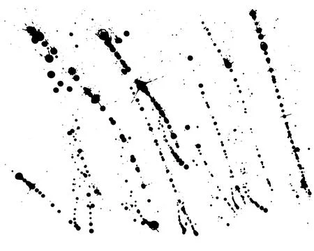 Overlay, elements of paint ink splatter.  Vector illustration Illustrazione stock