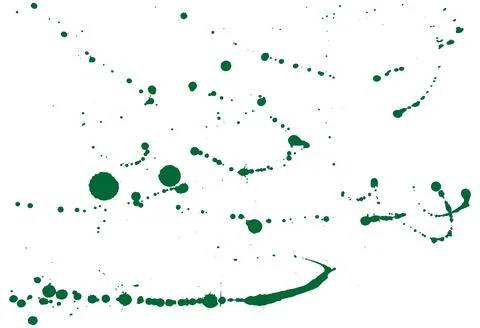 Overlay, elements of paint ink splatter.  Vector illustration Stock Illustration