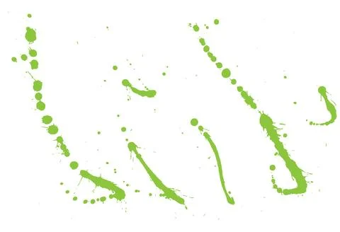 Overlay, elements of paint ink splatter.  Vector illustration Stock Illustration