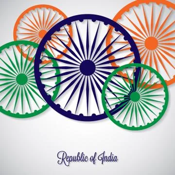Overlay Independence Day card in vector format. Stock Illustration