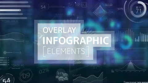 Overlay Infographic Elements Stock After Effects