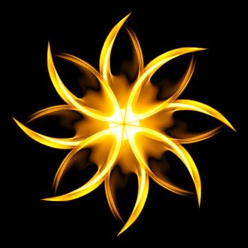 Overlay light, an abstract pattern on a dark background Stock Illustration