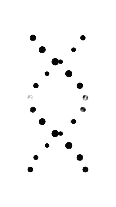 Overlay of loading animation of DNA-shaped in portrait Stock Footage 287895049