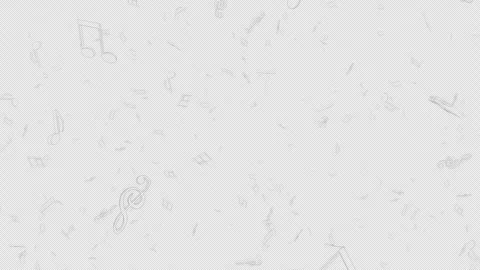 Overlay Musical Notes Animation on Alpha Channel, Loop 库存影片 300448693