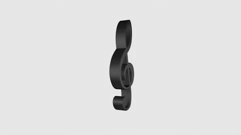 Overlay Musical Notes Animation on Alpha Channel, Loop 库存影片 305180266