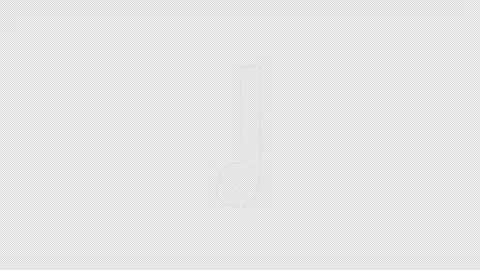 Overlay Musical Notes Animation on Alpha Channel, Loop 库存影片 306438330