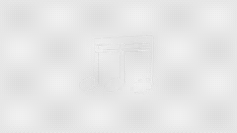 Overlay Musical Notes Animation on Alpha Channel, Loop Vidéo 308979294