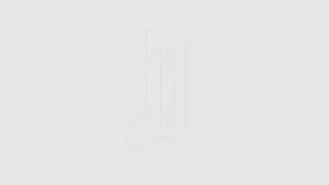 Overlay Musical Notes Animation on Alpha Channel, Loop 库存影片 308979919