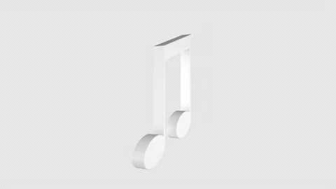 Overlay Musical Notes Animation on Alpha Channel, Loop 库存影片 316755037