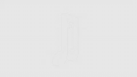 Overlay Musical Notes Animation Background, on Alpha Channel, Loop 스톡 동영상 319043290