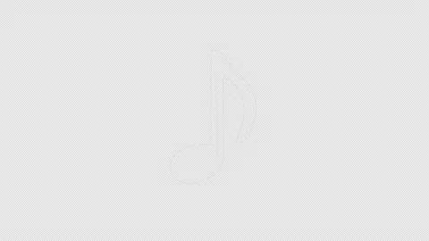 Overlay Musical Notes Animation Background, on Alpha Channel, Loop 库存影片 319609911