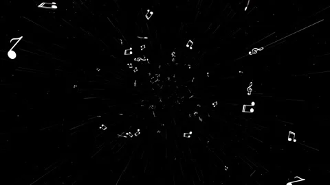 Overlay Musical Notes Animation, Loop 库存影片 299680936