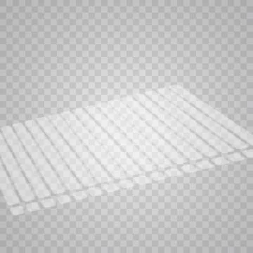 Overlay shadow effect. Transparent overlay window and blinds shadow. Realistic Stock-Illustration